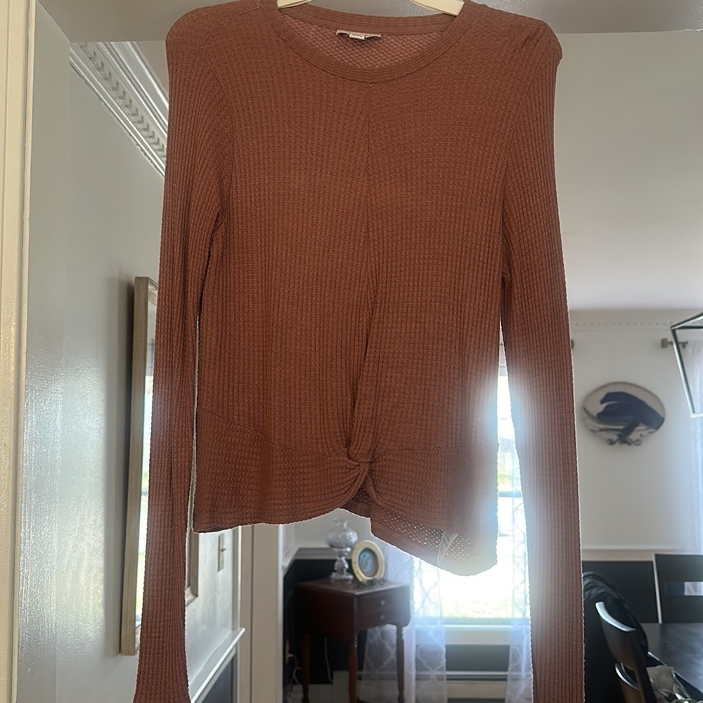 Top Shop Rose Color Spring Top - Picture 2 of 3